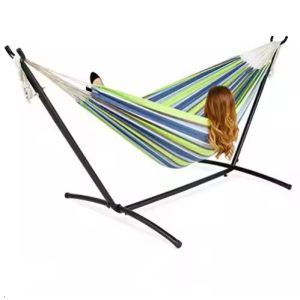 China Stable Hanging Chair With Stand High Capacity Environmental Friendly on sale