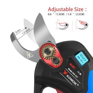 Cordless Electric Tree Branch Pruner 25mm With LCD Display Screen