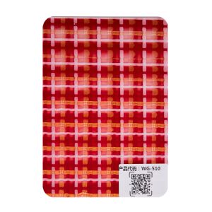 Multi Colors Grid Pattern Acrylic Plaid Sheets 15mm Thickness