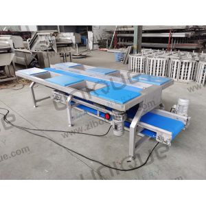 Stainless Steel Vegetable Sorting Table and Conveyors Vegetable Preparation