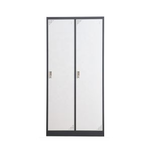 Cheap Metal Upright Storage Cabinet 2 Doors For Bank Staff Or Athletic Lockers for sale