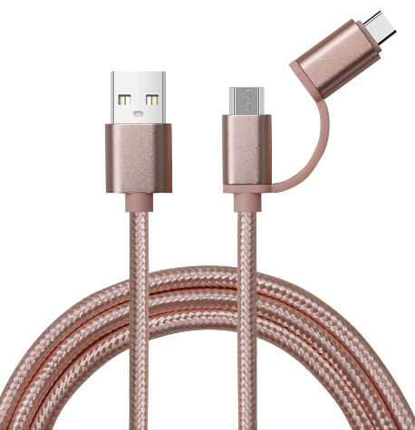 Quality 1m Length USB Charging Cable Hand-Cast Aluminum Loom-Woven Threads Sculptor's Wire with Customized OEM Support wholesale
