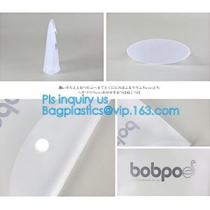 PVC Makeup bag Organiser Black Frosted translucence plastic pvc bag transparent