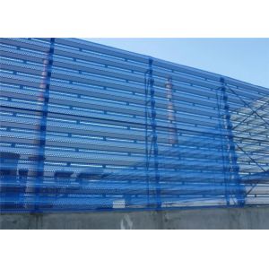 China Custom Length Windbreak Fence Panels Dustproof Punching Mesh 0.8mm Thickness on sale