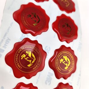 3D Dome Epoxy Stickers Crystal Clear Vinyl Stickers UV Resistant