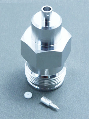 RF connector 4.3-10 female soldering type for RG141 coaxial cable all brass 50ohm