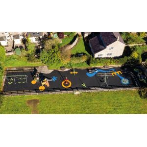 Customized EPDM Rubber Running Track Surface Excellent Weather / Abrasion