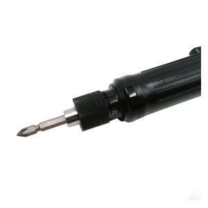Black Color Small Electric Screwdriver For Electronics Low Noise Lightweight