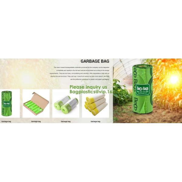 Biobased Compostable Vest T-shirt Handle Bags,Shopping, Shopper, Singlet, Vest Carrier, Tie handle, Top tie, NIce Day