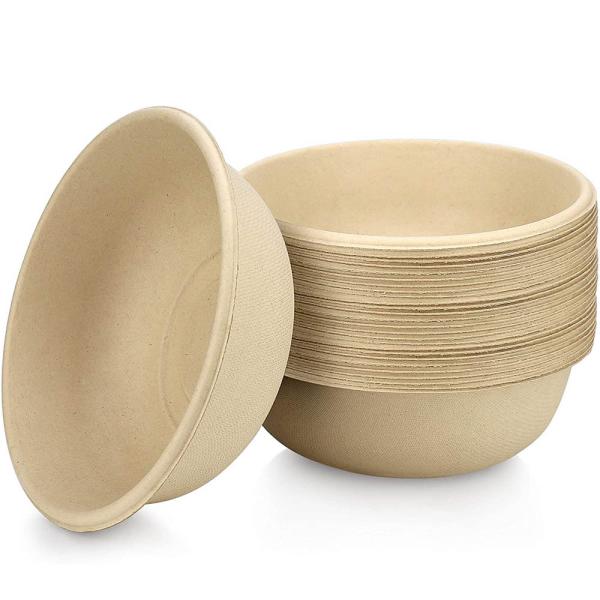 Quality 100% Biodegradable Paper Disposable Soup Bowls For Hot Soups And Appetizers wholesale