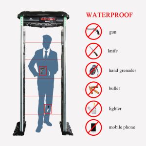 ABS Material Arch Walk Through Security Gate Waterproof IP65 2 Years Warranty