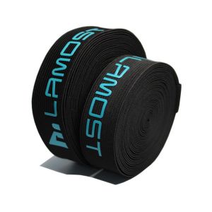 Polyester Nylon 1 Inch 25mm Silicone Gripper Elastic For Clothing