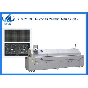 Cheap SMT line solution 10 zones for PCB soldering 3900MM Length of heating zone for sale