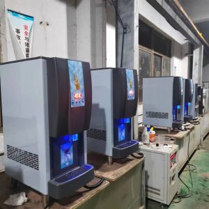 2023 New Ice Water Dispenser Crystal Ice Maker Machine Granular Nugget Ice