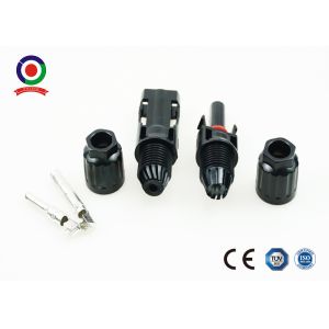 China TUV Certified Solar Panel Connectors with Low Contact Resistance Weather and UV Resistant for 14AWG 12AWG 10AWG Cable on sale