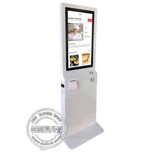 43" Screen Queue Machine NFC Card Reader Self Service Kiosk 1920x1080 For