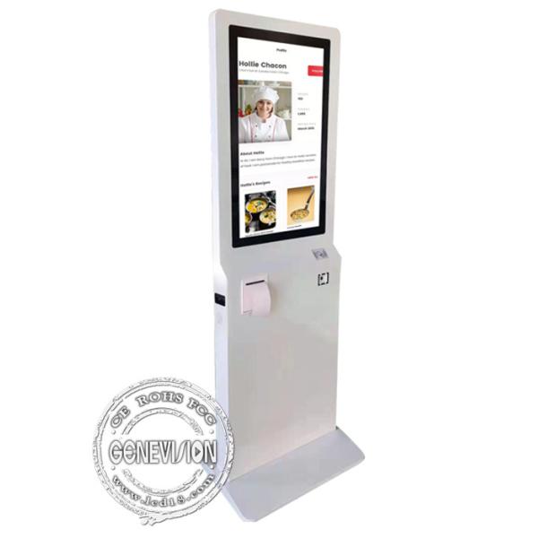 43" Screen Queue Machine NFC Card Reader Self Service Kiosk 1920x1080 For