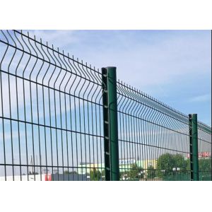 PVC Coated 1m Height 2m Length Anti Climb Mesh Fence