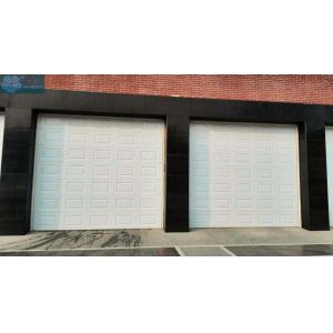 Motorized Automatic Overhead Garage Door Linear Pattern