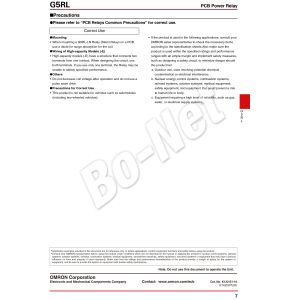 G5RL-1A-E-HR-5VDC Omron orignal new electromagnetic relay G5RL-1A-E-HR-5VDC