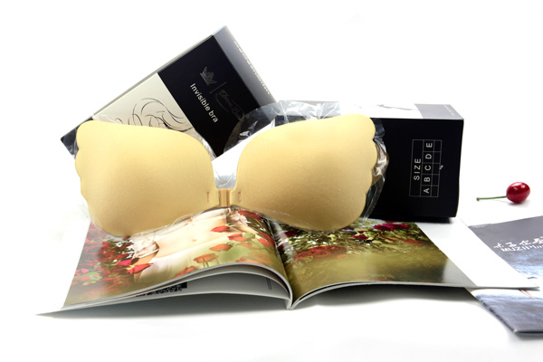 F023 New fashion Strapless silicone adhesive butterfly sticky bra