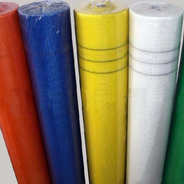 50m C Glass Square Fiberglass Mesh Roll 4*4mm Aperture for Waterproof Cutting