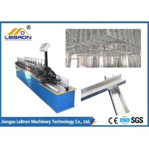 5.5 KW U C Stud Roll Forming Machine High Productivity With PLC Delta Converter