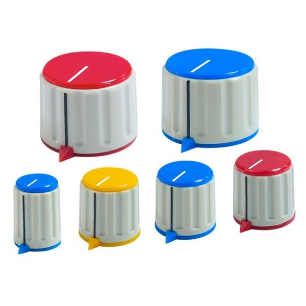 4mm Shaft Plastic Knob For Orange Potentiometer Application