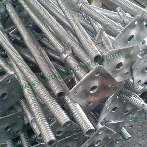 Scaffolding parts,Scaffold jack base, Домкрат для строительных лесов