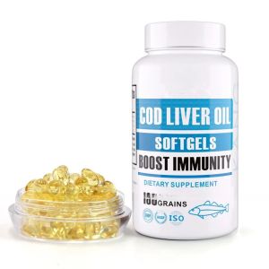 OEM Dietary Supplement private label Cod Liver Oil rich EPA and DHA softgel for