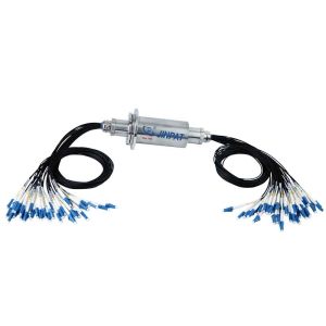 34-Channel Fiber Optic Rotary Joint for Cable Reels and Cranes