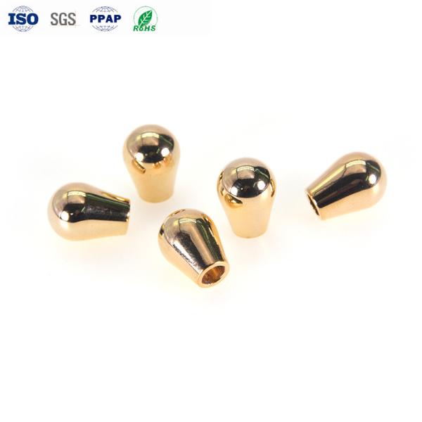 Quality Precision CNC Stainless Steel Parts ±0.01mm Tolerance PVD Golden wholesale