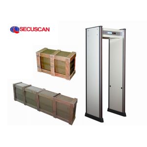 SECUSCAN Walk Through Metal Detector With remote controller for detect gun