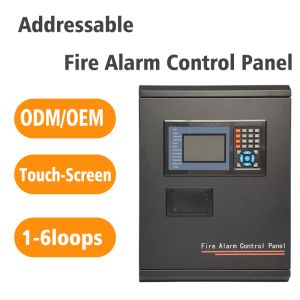 China Customizable Addressable Fire Alarm System With Touch Panel Display And LCD Screen For High-Rise Buildings on sale