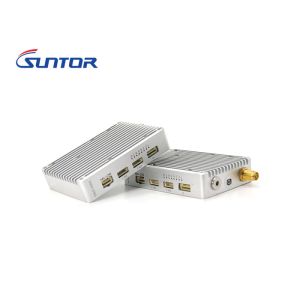 Cheap 10KM Drone Transmitter And Receiver Link 2.4GHz Frequency With ETH / TTL for sale