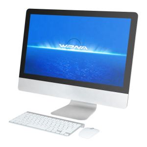 Cheap 23.8inch Silver IPS LED Monoblock Computer with Windows 10 and Core I3 I5 I7 CPU for sale