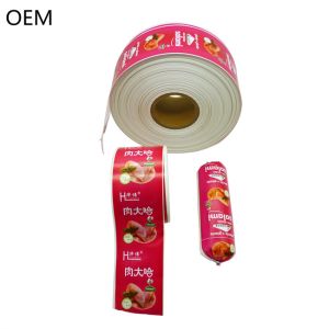 Synthetic Multilayer Heat Shrinking Flexography Printed Sausage Casing