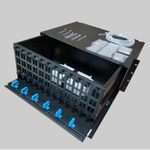 96 Cores SC Simplex 4U Drawer Rack Mountable Fiber Optic Distribution Panel and