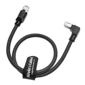 Alvin's Cables Cat6 Shielded RJ45 Cable 65.6ft Down Angle for PLC Robotics