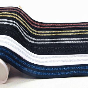 Soft High Tenacity Garment Reusable Custom Woven Jacquard Elastic Webbing Band/