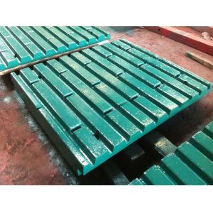 Highly Durable Crusher Jaw Plate for C110 C125 Machine Parts and Drawings Number