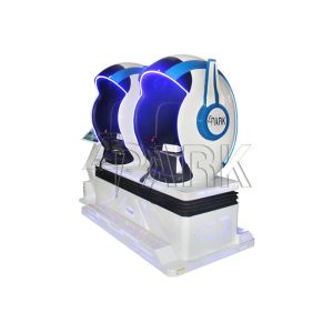 Virtual reality 9d vr flying simulator EPARK 2 seats vr motion egg chair cinema