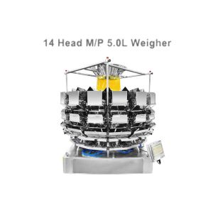 SUS304 Frame 14 Head PLC 5L Large Volume Fruits Nuts Multi-Head Weigher