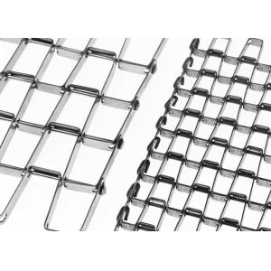 Honeycomb Metal Conveyor Belt 0.5m - 3.5m Width Flat Wire Belting