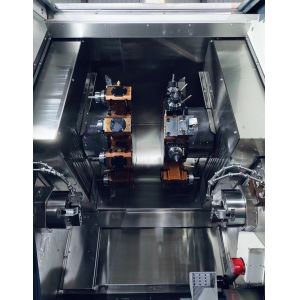 Automatic Metal Swiss Lathe Machine Cnc Lathe With Live Tooling