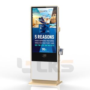 Smart Kiosk Vertical LCD Advertising Display Interactive Panel Digital Signage
