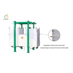 Twin Section Plansifter Flour Milling Machine , Corn Processing Equipment