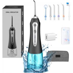China Cordless Water Flosser for Teeth-Water Oral Flossers with 5 Modes, 6 Jet Tips, IPX7 on sale