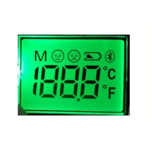 Custom TN HTN STN FTSN Reflective LCD Panel / Monochrome LCD Numeric Display