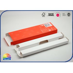 Customized Foldable Paper Carton With Glossy / Matte Lamination Surface